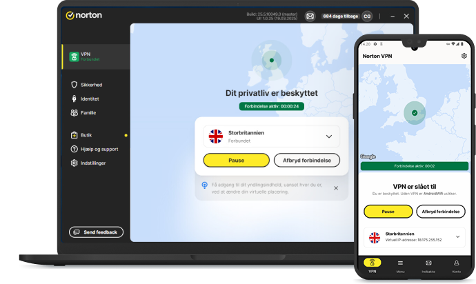 Bærbar computer med forbedret privatliv